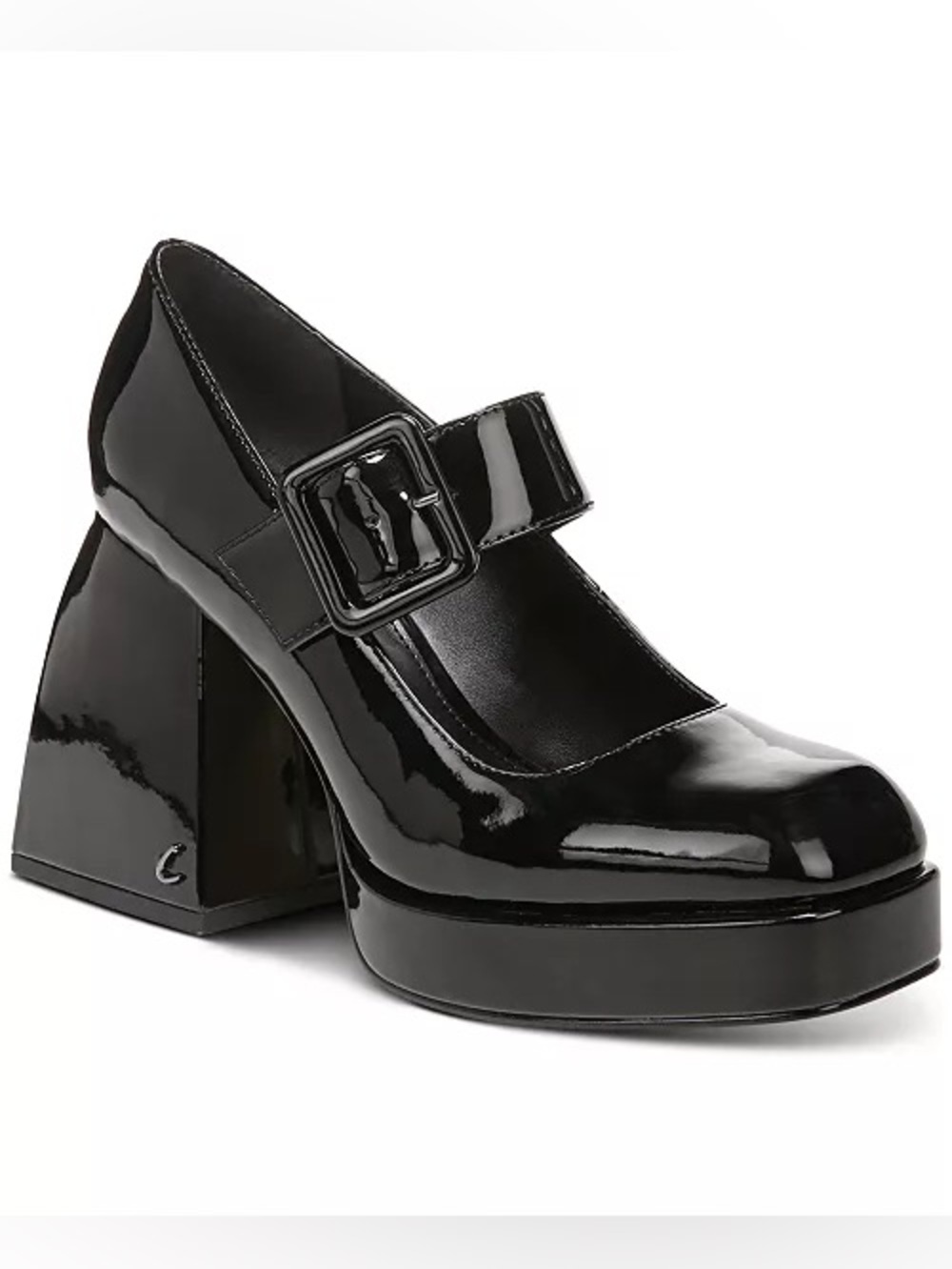 Circus by Sam Edelman Mary Jane Platform Pumps Chunky Heel Patent Khiara 10